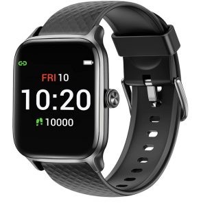 Letsfit Smart Watch Compatible with iPhone and Android Phones, Fitness Tracker with Heart Rate, Blood Oxygen Saturation, 5ATM Waterproof Smartwatch - EW1