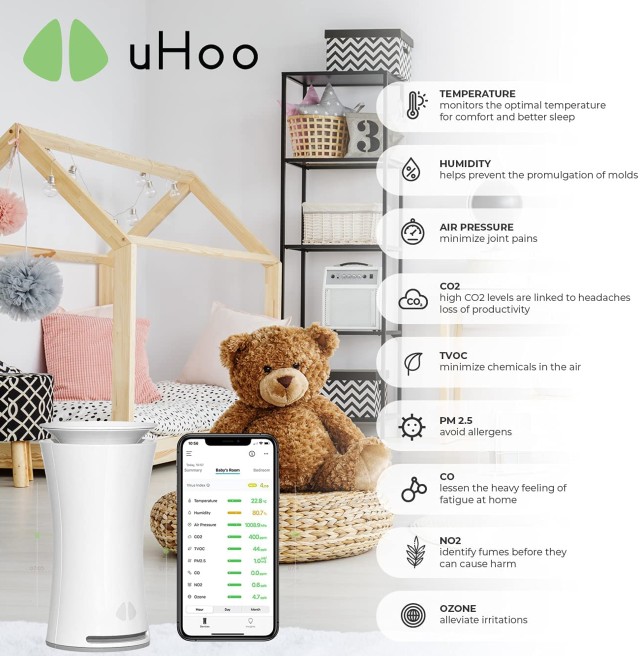 Uhoo Indoor Air Quality 9 in 1 sensor