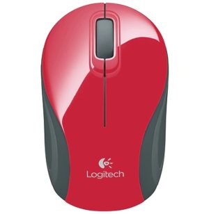 Logitech Wireless Red Mouse