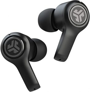 JLab JBuds Air Executive - Be Aware Audio. Be Safe. Truly Wireless Headphones, truly wireless technology, Bluetooth 5.0 connectivity, Custom EQ3 sound-IFCEBJBAIREXECRBLK82