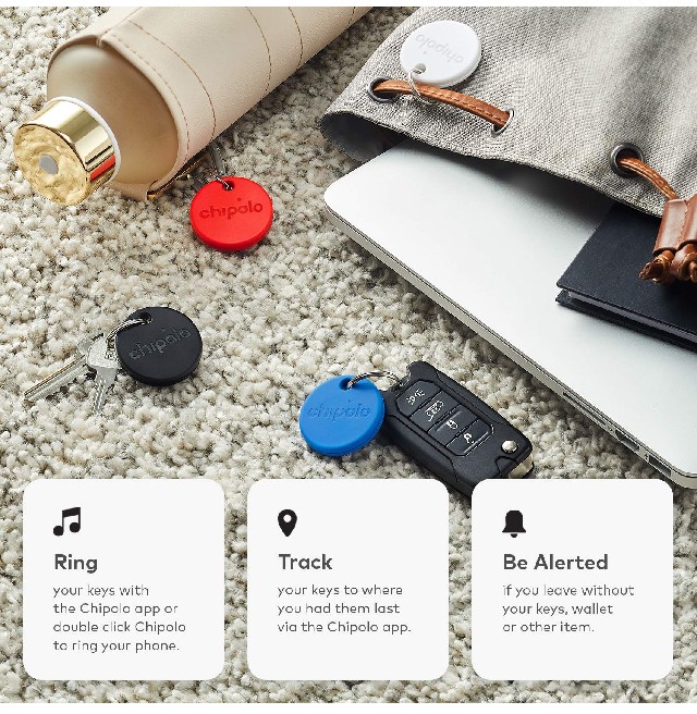 Chipolo - One 4 PACK Bluetooth Item Finder