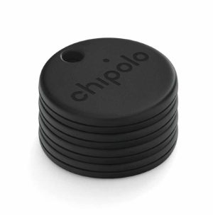 Chipolo - One Spot 4 Pack Bluetooth Item Finder (Works with Find My) Almost Black